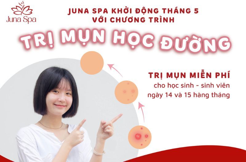 trị mụn học đường
