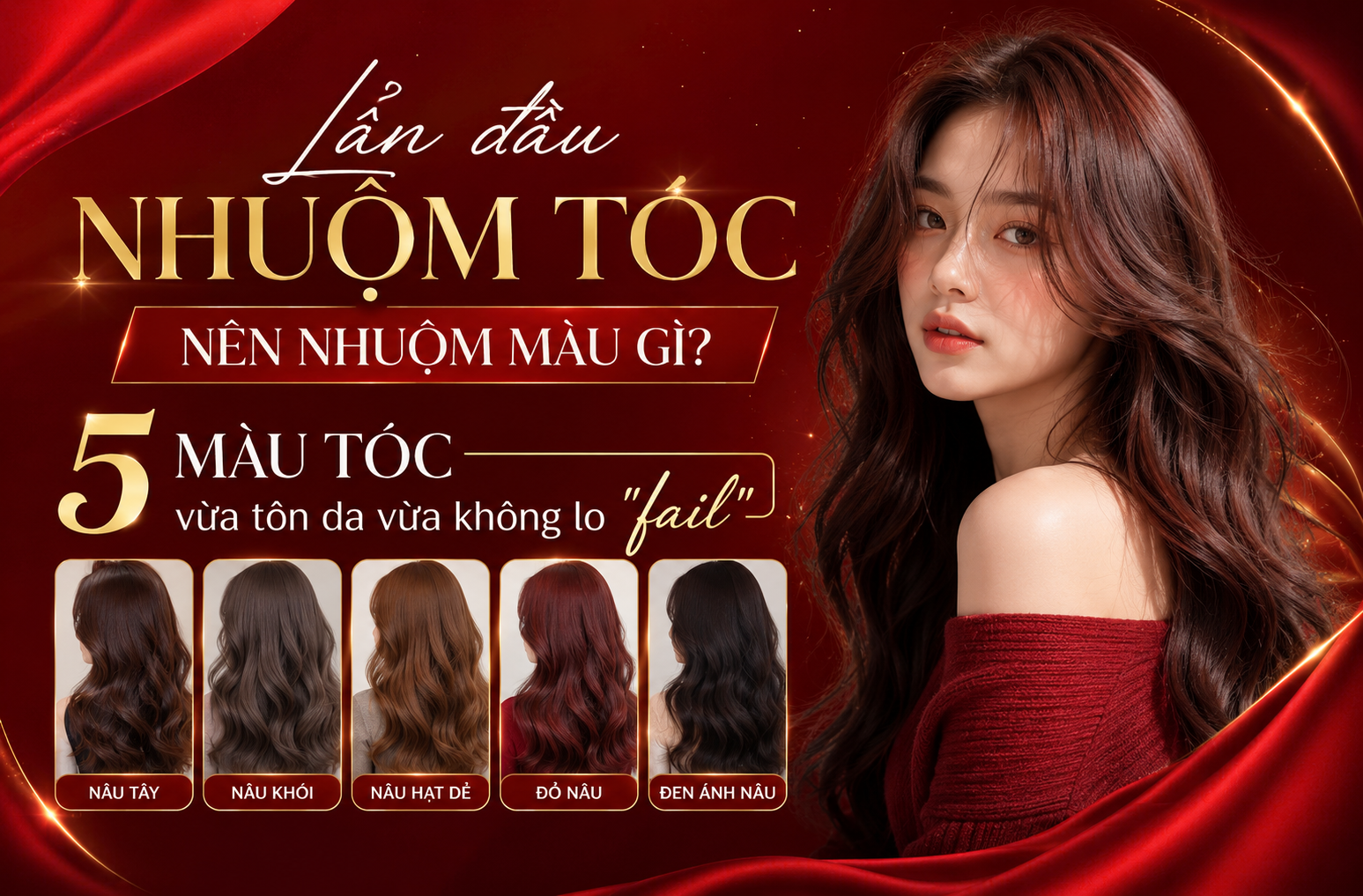 Lần đầu nhuộm tóc nên nhuộm màu gì? 5 màu tóc vừa tôn da vừa không lo "fail"