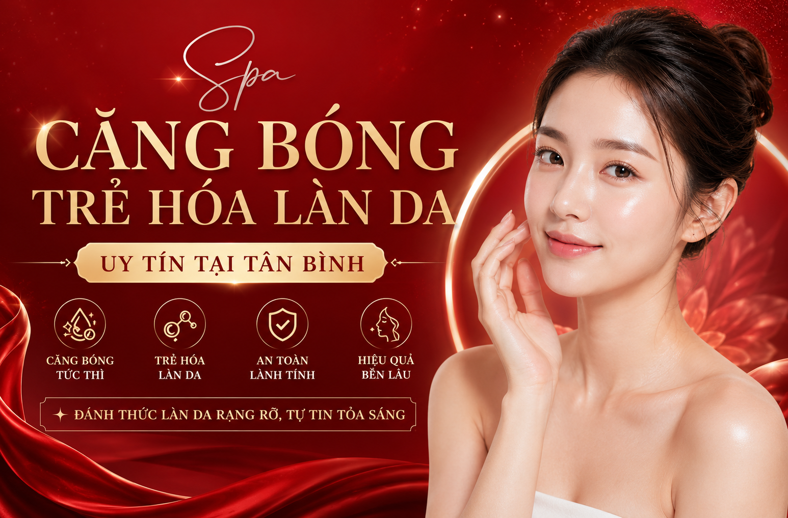 Spa căng bóng trẻ hóa làn da uy tín tại Tân Bình