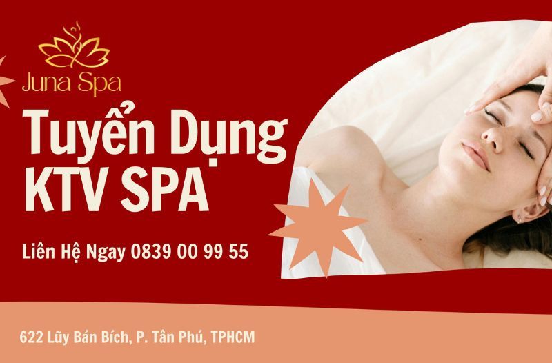 Tuyển dụng Kỹ Thuật Viên Juna Spa Tháng 3.2026