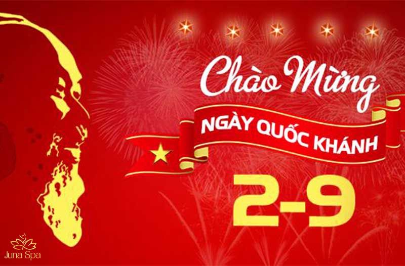 chào mừng quốc khánh 2 tháng 9 juna spa