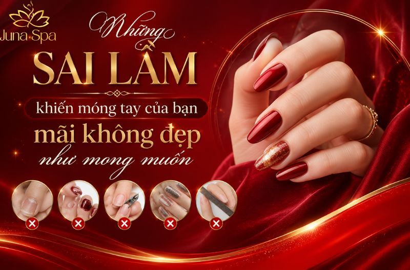 Những sai lầm khiến móng tay của bạn mãi không đẹp như mong muốn