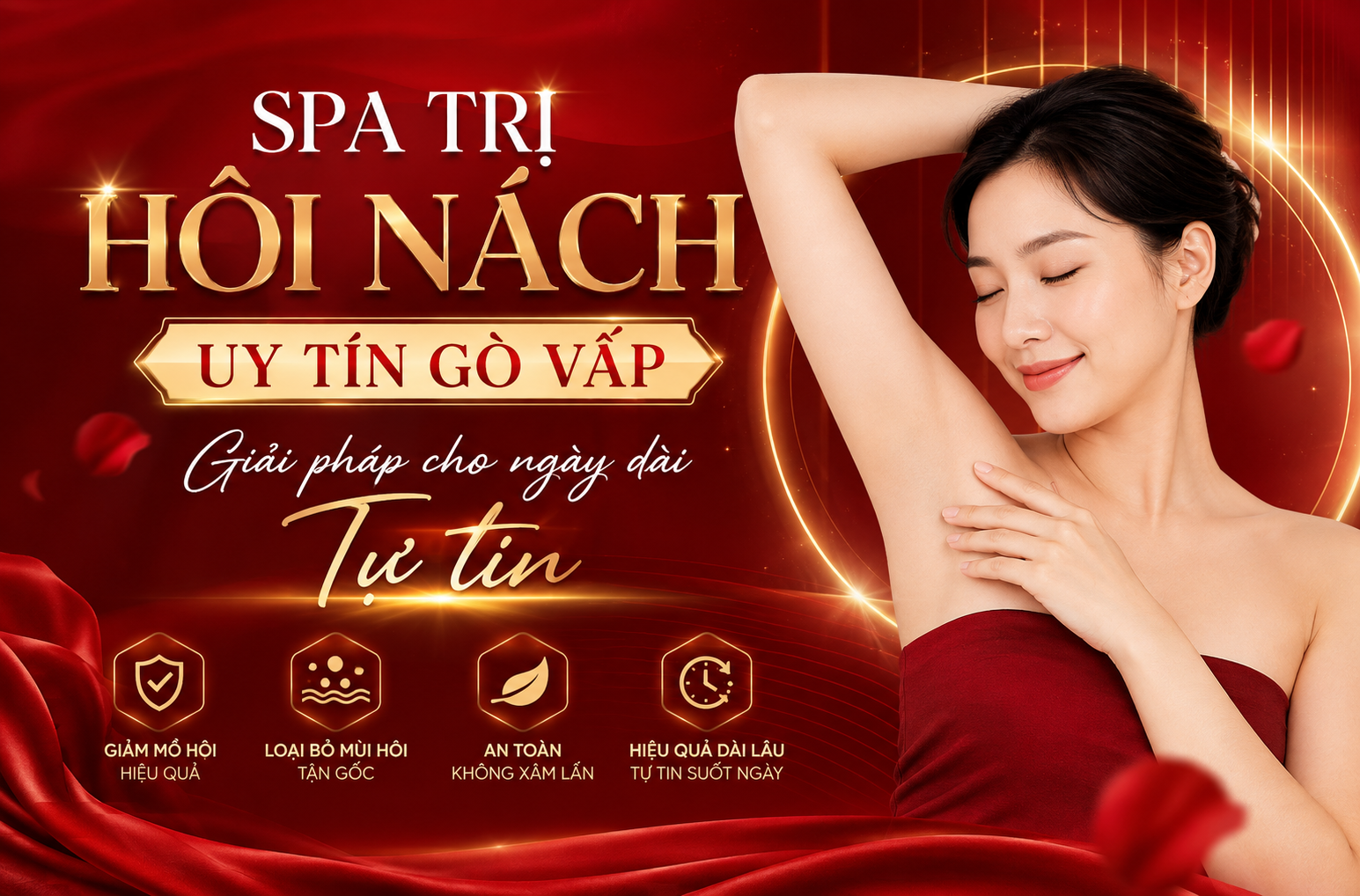 Spa trị hôi nách uy tín Gò Vấp giải pháp cho ngày dài tự tin