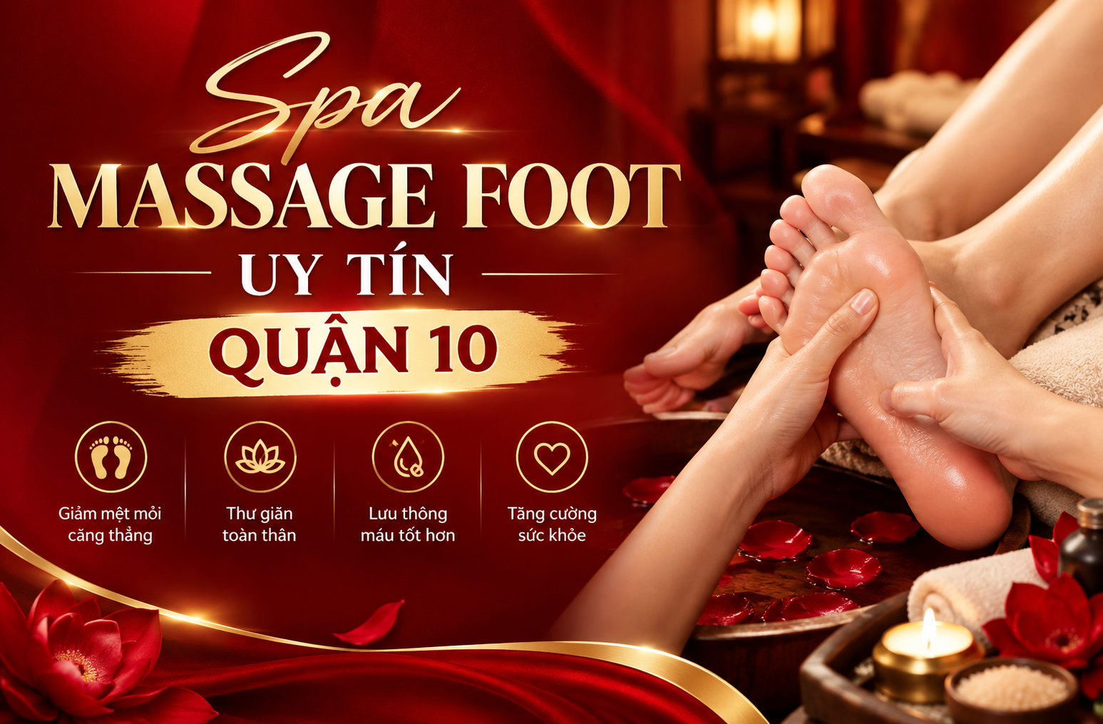 Spa massage foot uy tín Quận 10