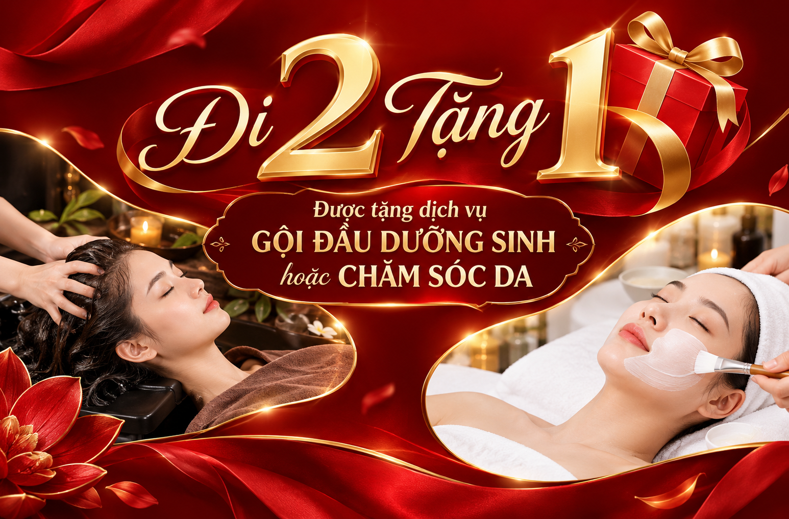 Đi 2 tặng 1 – Rủ nàng làm đẹp, nhận quà mê ly