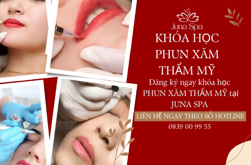 Khóa học phun xăm thẩm mỹ