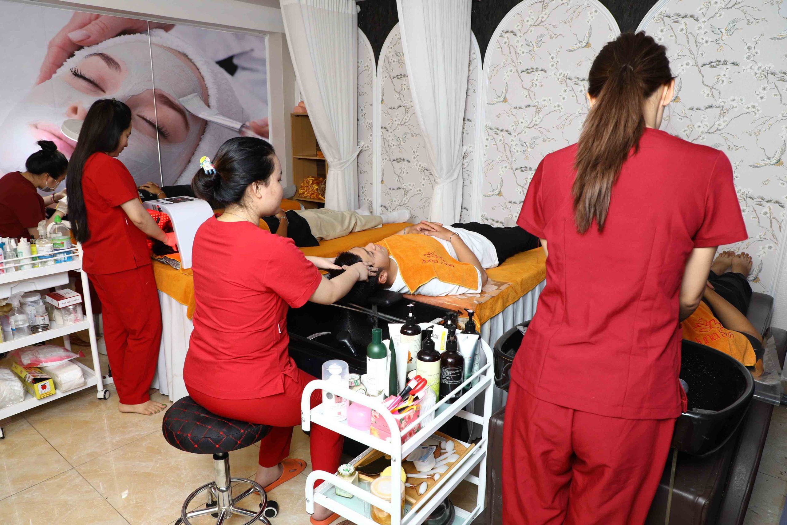 trải nghiệm tại juna spa