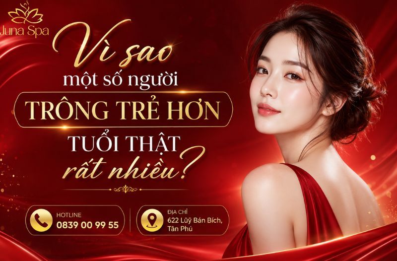 Vì sao một số người trông trẻ hơn tuổi thật rất nhiều?