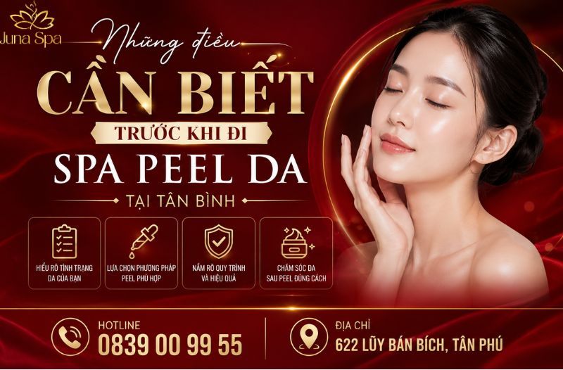 Những điều cần biết trước khi đi spa peel da tại Tân Bình