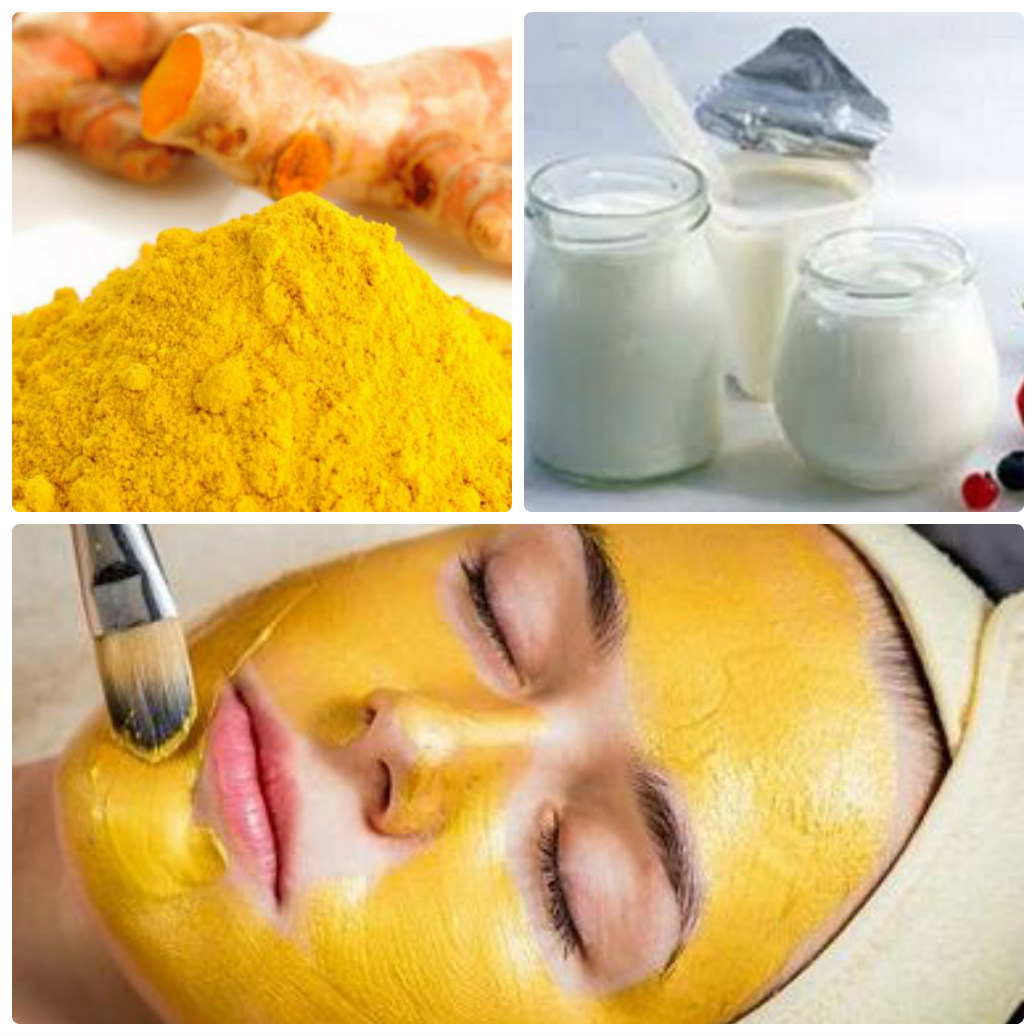 Mặt nạ nghệ và sữa tươi