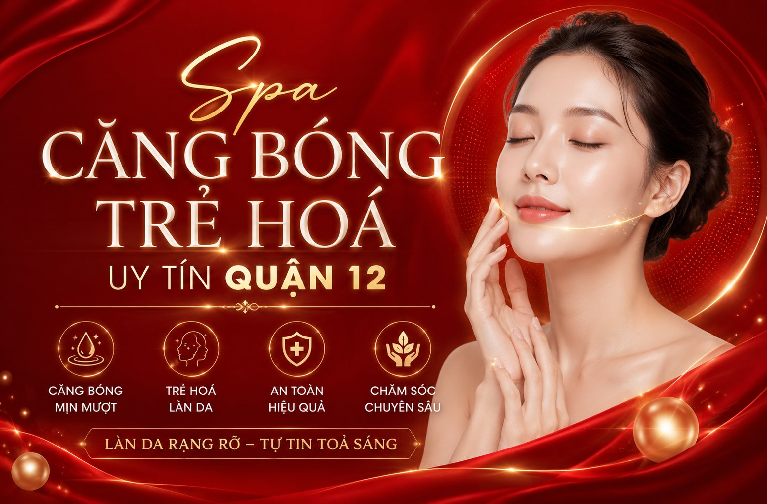 Spa căng bóng trẻ hoá uy tín quận 12