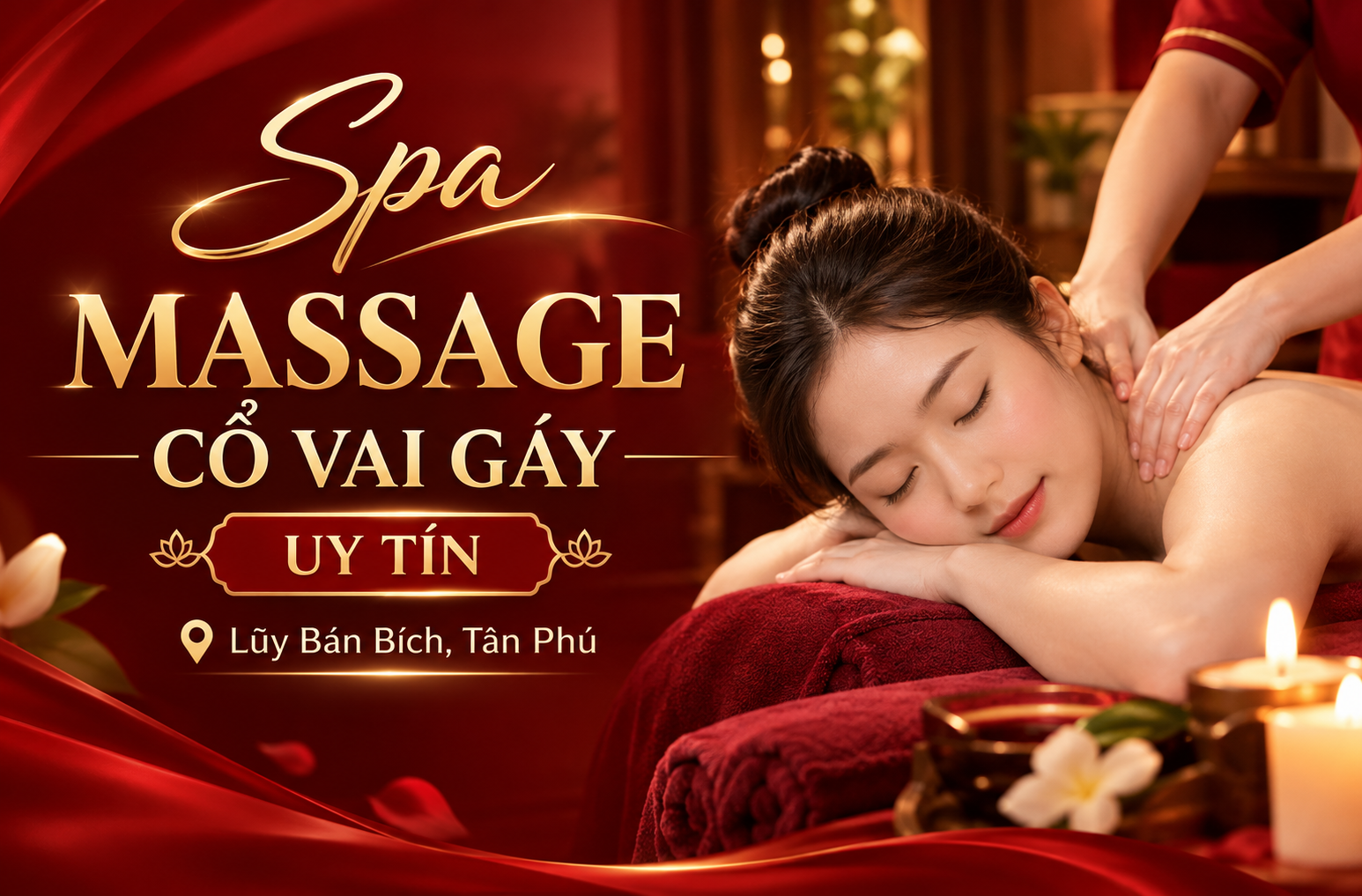 Spa massage cổ vai gáy uy tín Lũy Bán Bích, Tân Phú