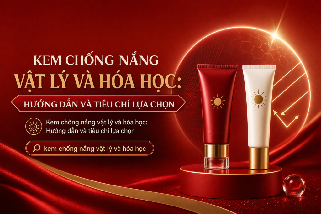 Kem chống nắng vật lý và hóa học: Hướng dẫn và tiêu chí lựa chọn