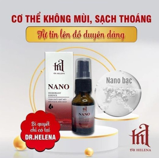 Tinh Chất Xịt Khử Mùi Hôi Nách Hôi Chân Dr.Helena