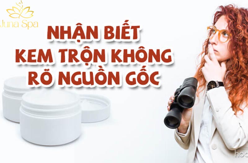 cách nhận biết kem trộn