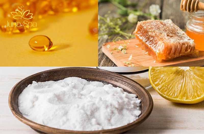 baking soda với vitamin e