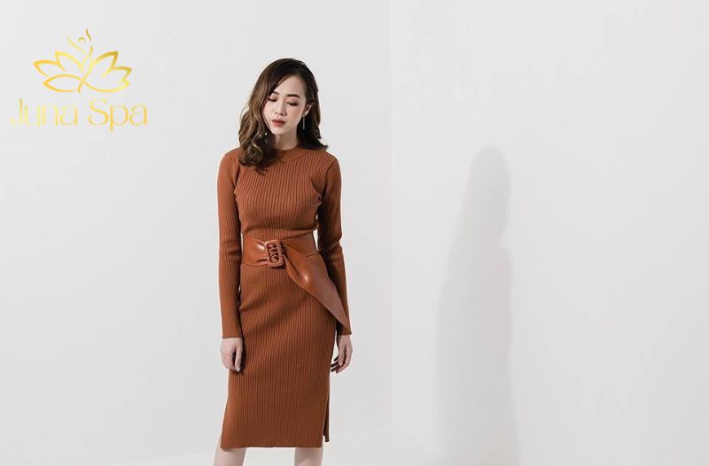 Váy thắt đai lưng