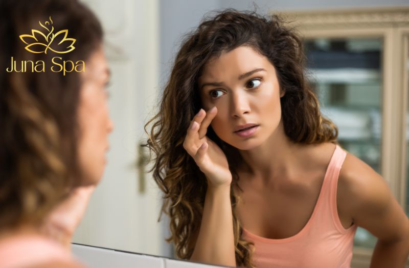 Gắn mi giả theo từng cụm nhỏ