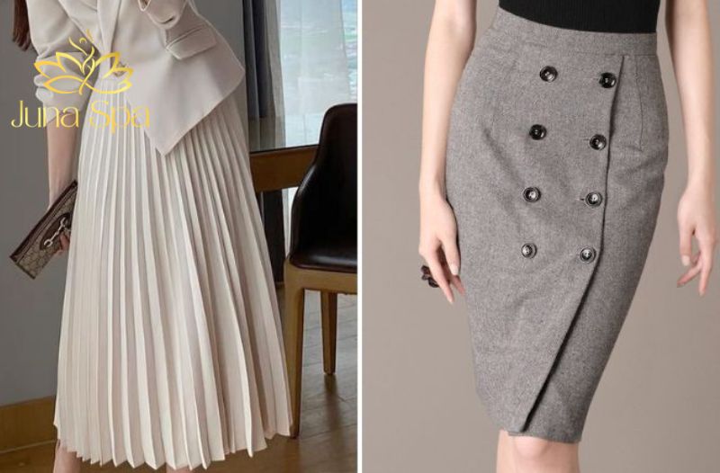 Váy công sở dạng sơ mi dài (shirtdress)