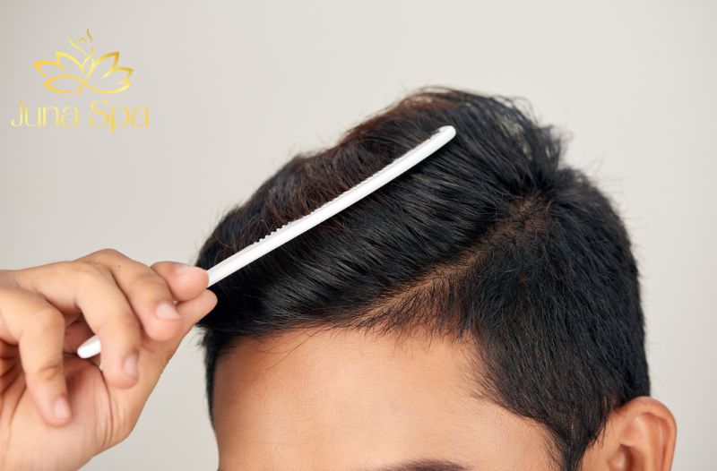 Sử dụng máy uốn tóc