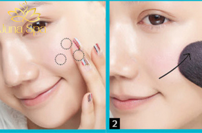 Make up cô dâu giúp che khuyết điểm gò má cao
