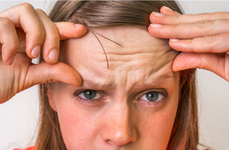 Nếp nhăn trán ảnh hưởng thế nào đến diện mạo