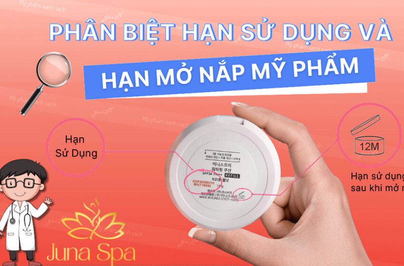 Hạn sử dụng khác hạn mở nắp mỹ phẩm như thế nào?