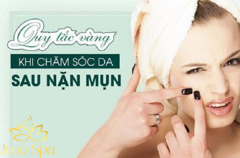 Chăm sóc da sau khi lấy nhân mụn tại spa - 5 nguyên tắc không thể bỏ qua