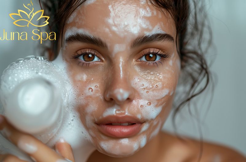 Chọn sữa rửa mặt dịu nhẹ để làm sạch mà không làm khô da