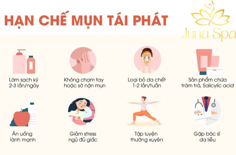 Cách giúp làn da hạn chế tình trạng mụn tái phát dai dẳng