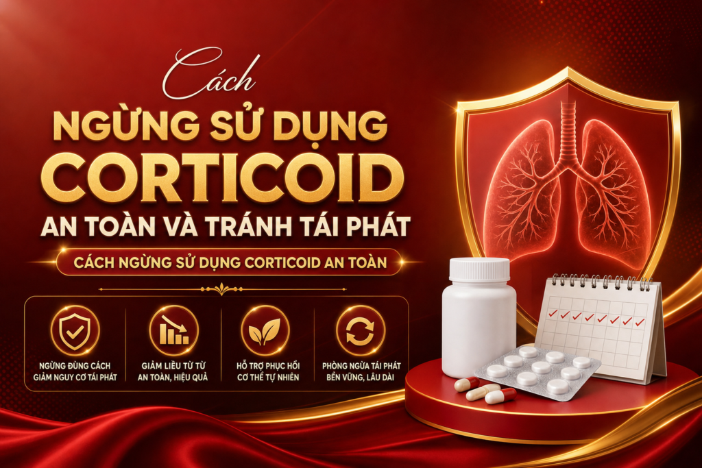 Cách Ngừng Sử Dụng Corticoid An Toàn và Tránh Tái Phát