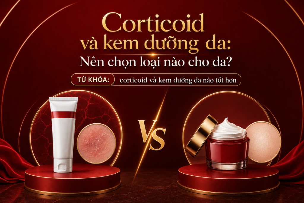 Corticoid và kem dưỡng da: Nên chọn loại nào cho da?
