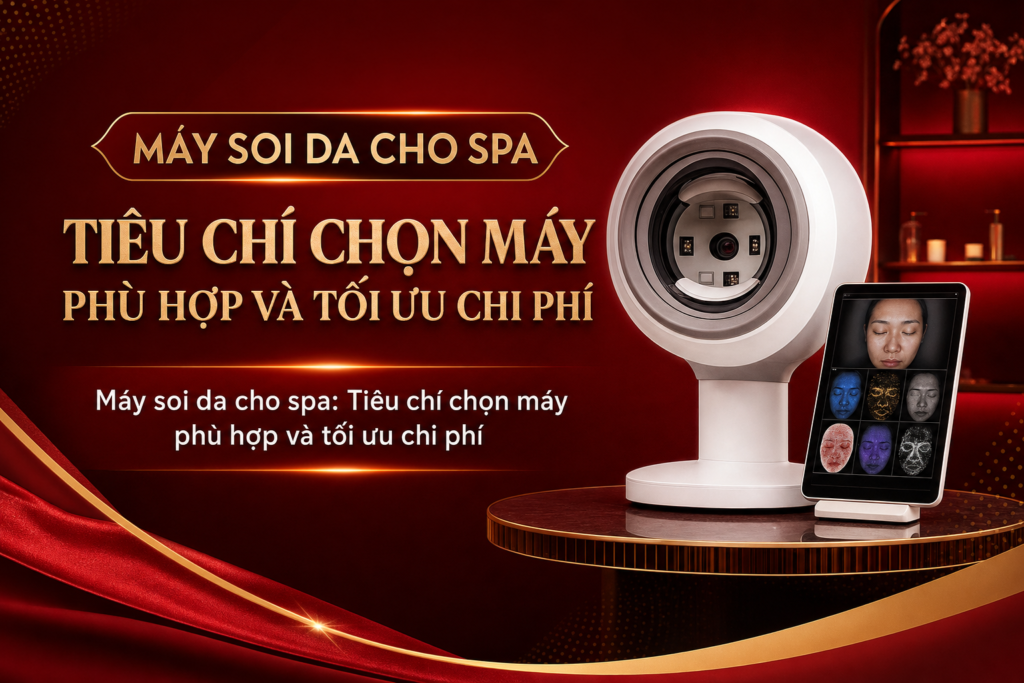 Máy soi da cho spa: Tiêu chí chọn máy phù hợp và tối ưu chi phí